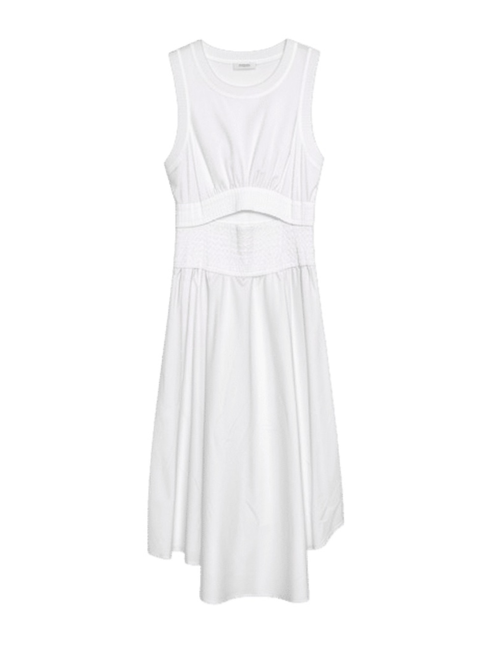 A.L.C. Cutout White Asymmetrical Dress